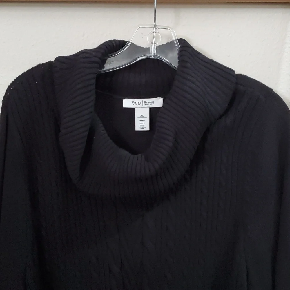 WHBM Cowl Neck Long Sweater / Tunic - Picture 2 of 4